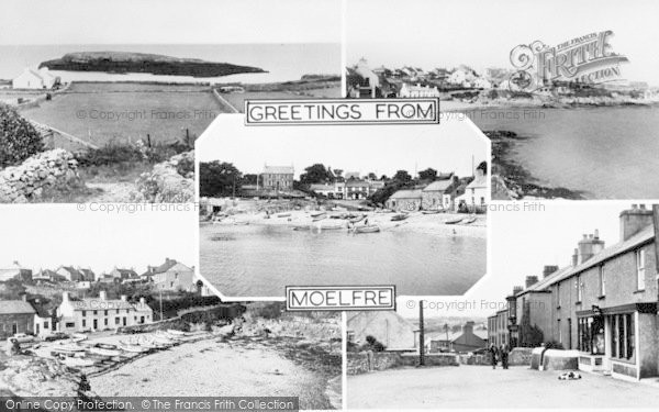 Photo of Moelfre, Composite c.1955