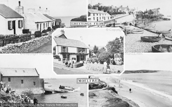 Photo of Moelfre, Composite c.1955