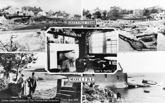 Photo of Moelfre, Composite c.1960
