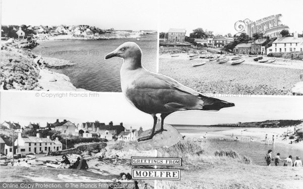 Photo of Moelfre, Composite c.1960