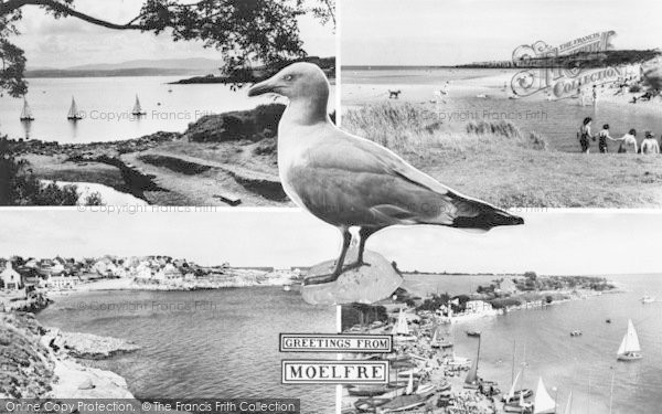 Photo of Moelfre, Composite c.1960