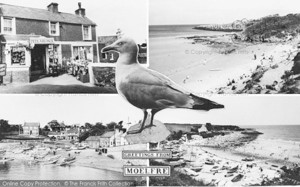 Photo of Moelfre, Composite c.1960