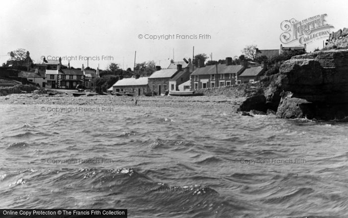 Photo of Moelfre, From The Sea c.1955