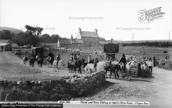 Photo of Moelfre, Horse And Pony Riding At Melin Rhos Farm c.1965