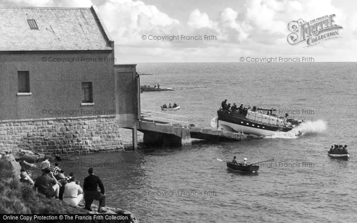 Photo of Moelfre, Launching Of The Lifeboat c.1960