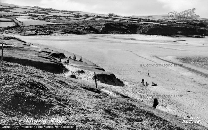 Photo of Moelfre, Lligwy Beach c.1950