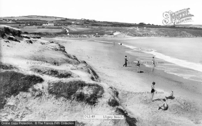 Photo of Moelfre, Lligwy Beach c.1950