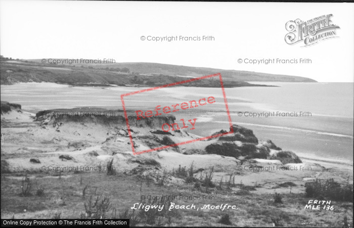 Photo of Moelfre, Lligwy Beach c.1955