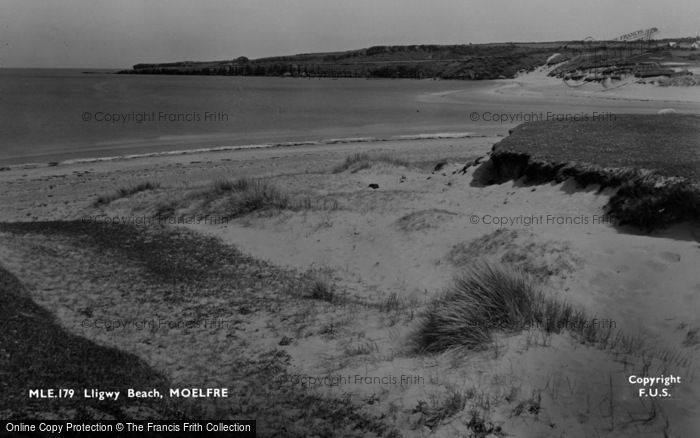 Photo of Moelfre, Lligwy Beach c.1960
