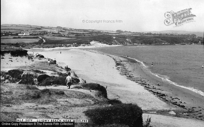 Photo of Moelfre, Lligwy Beach c.1960