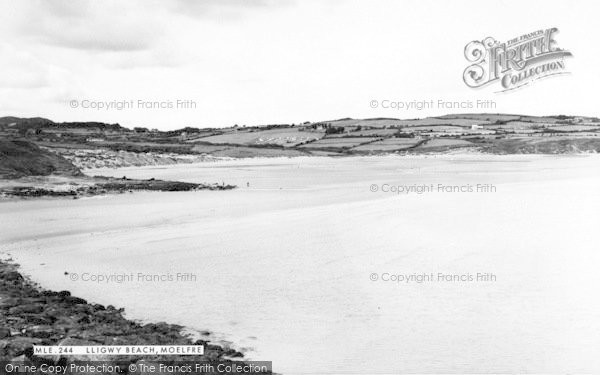 Photo of Moelfre, Lligwy Beach c.1960