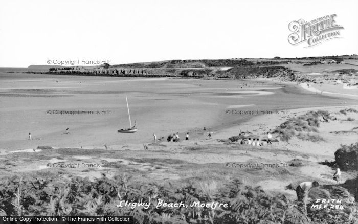 Photo of Moelfre, Lligwy Beach c.1965