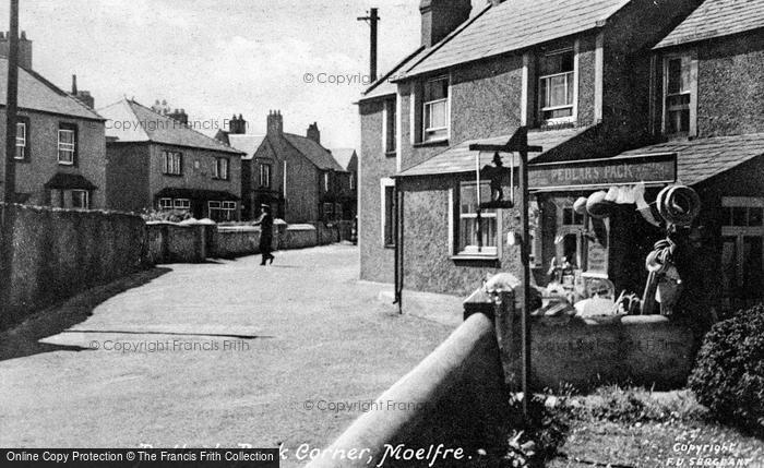 Photo of Moelfre, Pedlar's Pack Corner c.1950