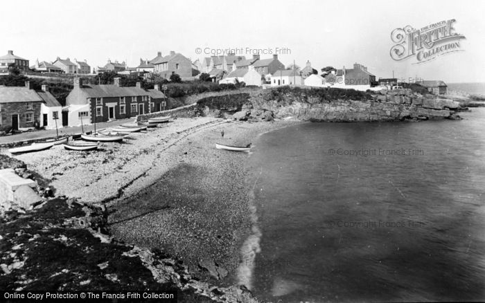 Photo of Moelfre, The Beach c.1946