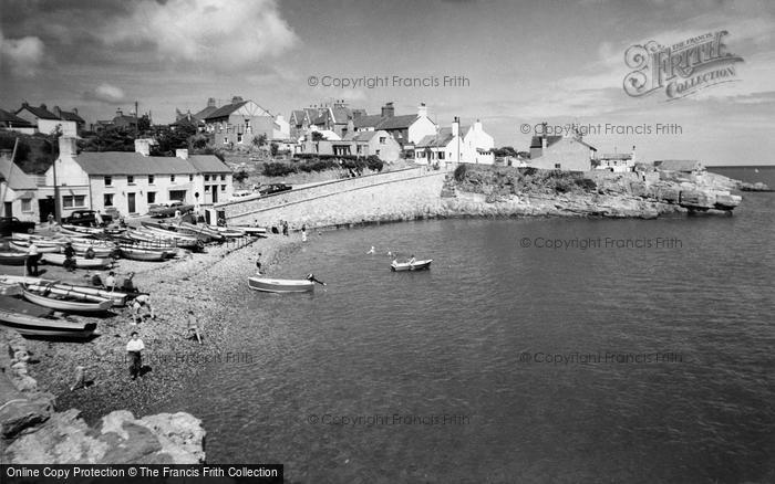 Photo of Moelfre, The Beach c.1965