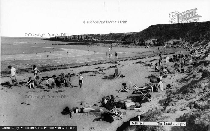 Photo of Moelfre, The Beach c.1965