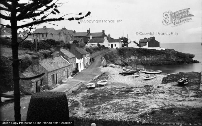 Photo of Moelfre, The Harbour c.1936