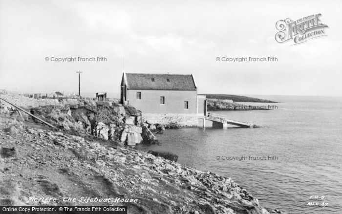 Photo of Moelfre, The Lifeboat House c.1936