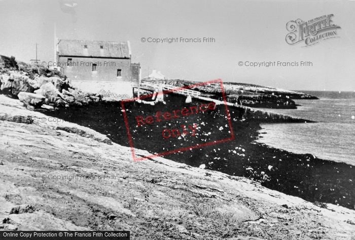 Photo of Moelfre, The Lifeboat House c.1960