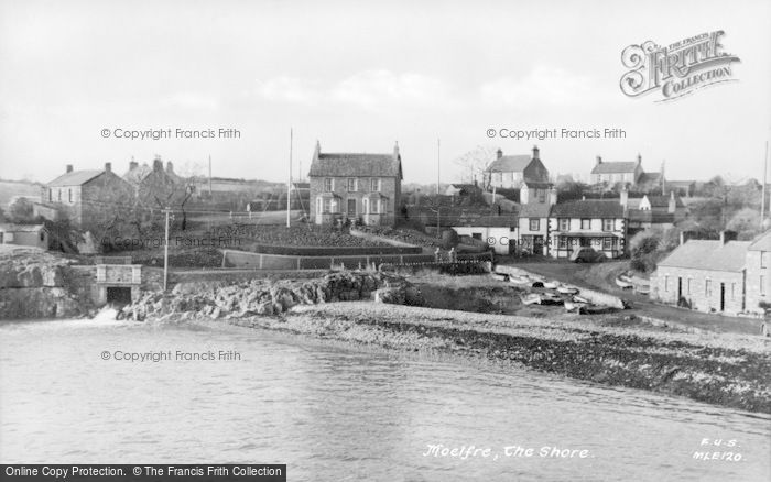 Photo of Moelfre, The Shore c.1955