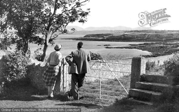 Photo of Moelfre, The Stile And Mountains c.1955