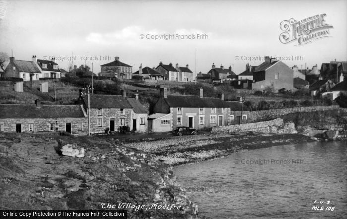 Photo of Moelfre, The Village c.1946
