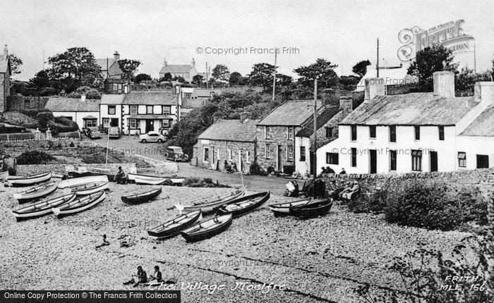 Photo of Moelfre, The Village c.1955
