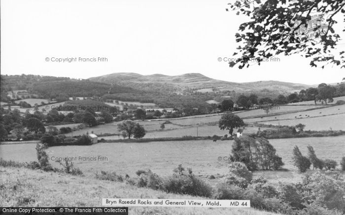 Photo of Mold, Bryn Rosedd Rocks And General View c.1960