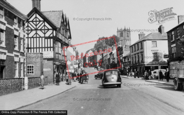 Photo of Mold, High Street c.1955