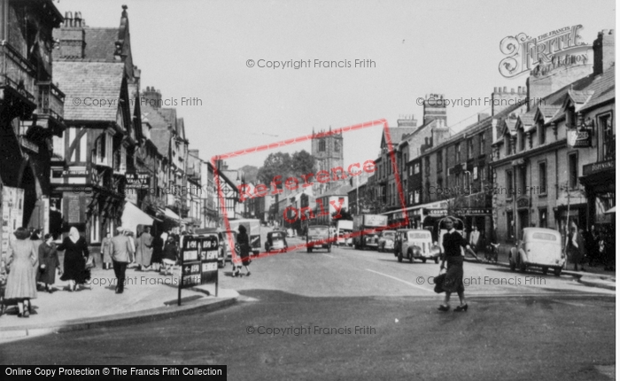 Photo of Mold, High Street c.1955