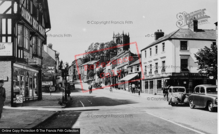 Photo of Mold, High Street c.1955