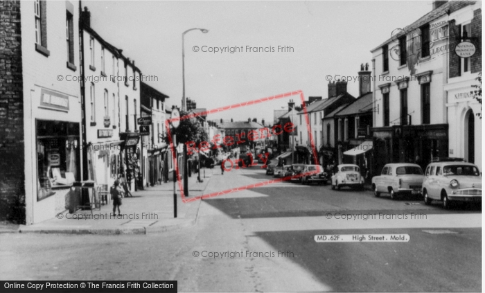 Photo of Mold, High Street c.1960