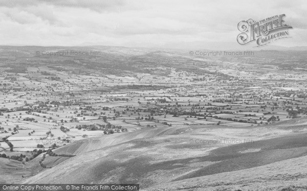 Photo of Mold, Snowdonia And Clwyd Valley From Moel Famau c.1955