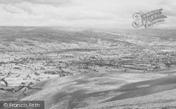 Snowdonia And Clwyd Valley From Moel Famau c.1955, Mold