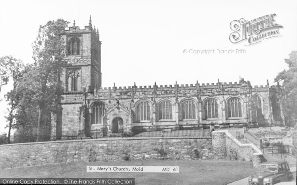 Photo of Mold, St Mary's Church c.1960
