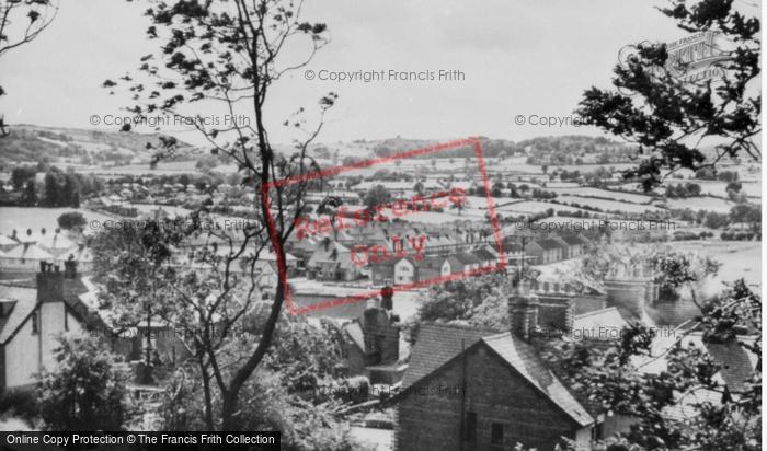 Photo of Mold, View From Bailey Hill c.1960