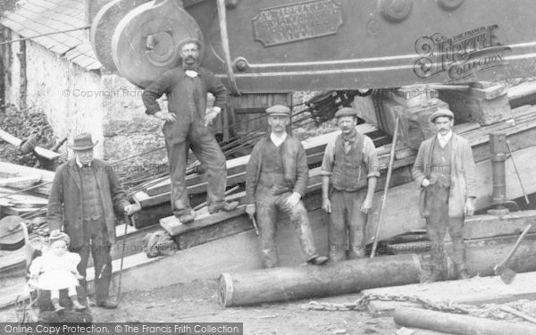 Photo of Mold, Workers At Cat Hole Mine c.1900