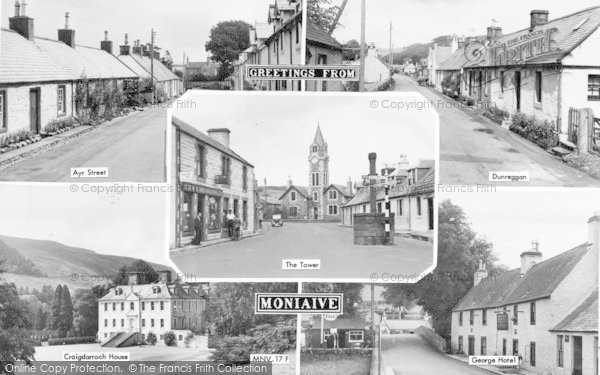 Photo of Moniaive, Composite c.1960