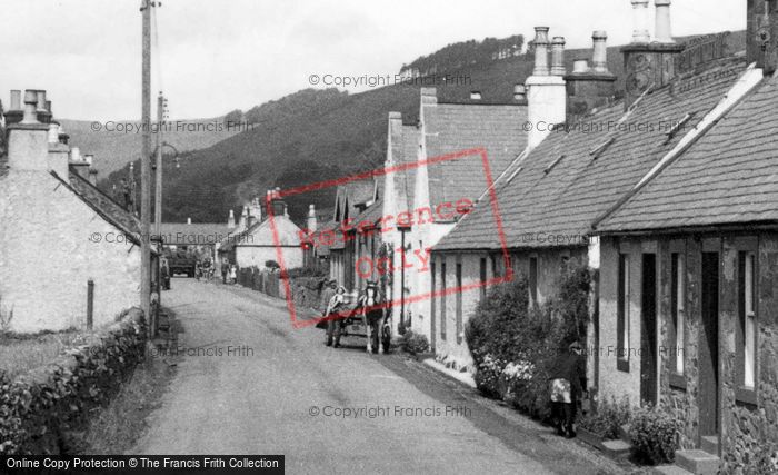 Photo of Moniaive, Dunreggan, Horse And Cart c.1960