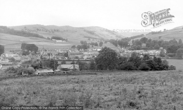 Photo of Moniaive, From Dunreggan Brae c.1960