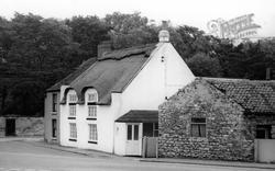 The Square, A Thatched Cottage c.1960, Monk Fryston