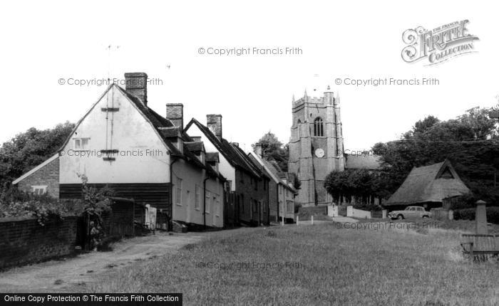 Photo of Monks Eleigh, Church, From The Green c.1960