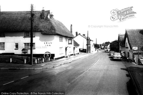 Photo of Monks Eleigh, The Street And Swan Inn c.1960