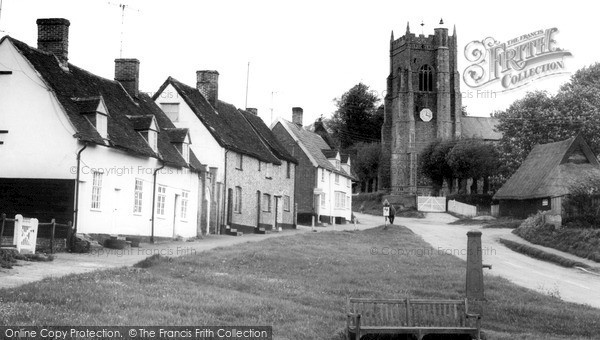 Photo of Monks Eleigh, The Village And Church c.1965