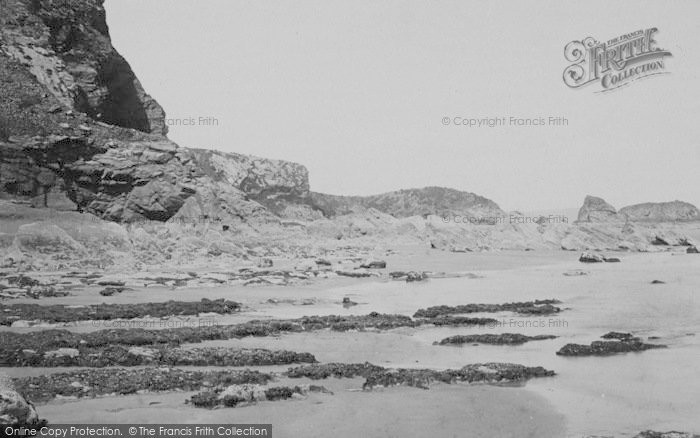 Photo of Monkstone, Point And Beach 1890
