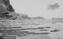Monkstone, Point And Beach 1890, Monkstone Point