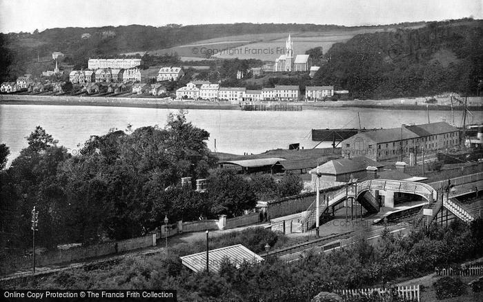 Photo of Monkstown, From The Pier Station c.1895