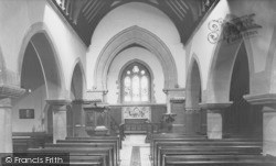 The Church Interior c.1955, Monkton Combe