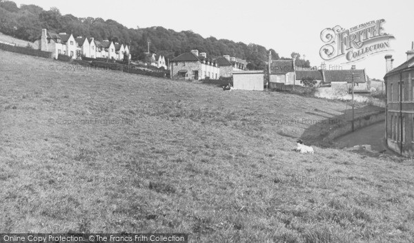 Photo of Monkton Combe, The Village c.1955