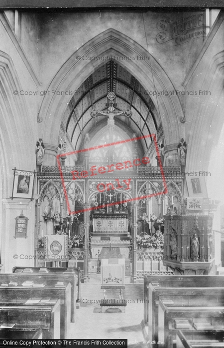 Photo of Monkton Wyld, St Andrew's Church Interior 1900